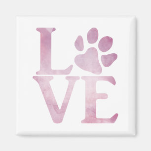 Aimant Love Paw Classic Rose