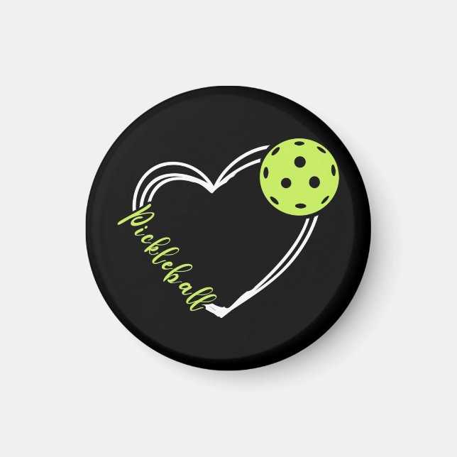 Aimant Love Pickleball Femmes (Devant)