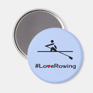 Aimant Love rwing légende bleu
