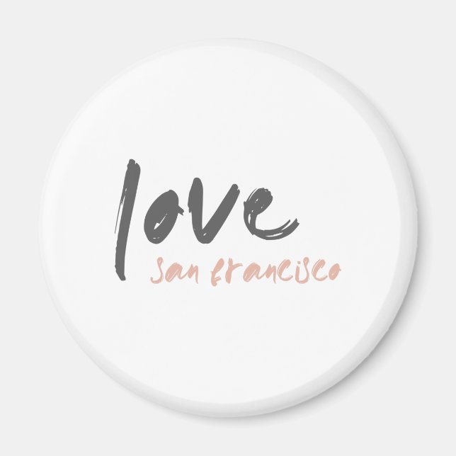 Aimant Love San Francisco | California USA City Frisco (Devant)