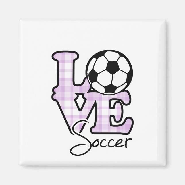 Aimant Love Soccer (Devant)