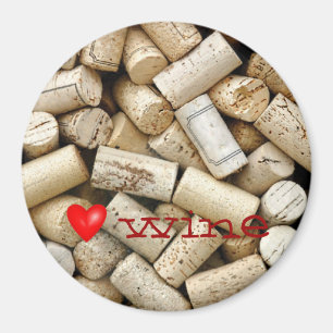 Aimant Love Wine Corks