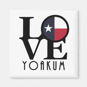 Aimant LOVE Yoakum Texas