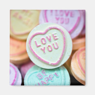 Aimant "Love you" Love heart sweets