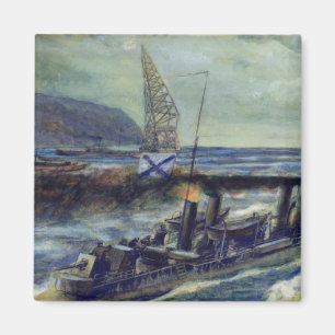 Aimant L'u-bateau allemand U 56 descendu par Grozovoi