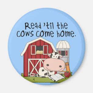 Aimant Lu 'jusqu'aux vaches venez à la maison