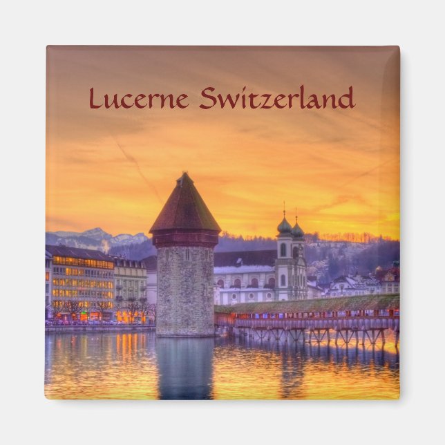 Aimant Lucerne (Luzern) Suisse HDR Photographie (Devant)