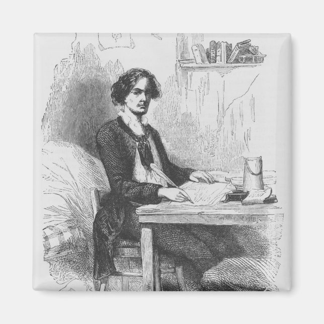 Aimant Lucien de Rubempre écrit une lettre (Devant)