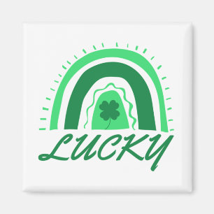 Aimant Lucky Shamrock Rainbow
