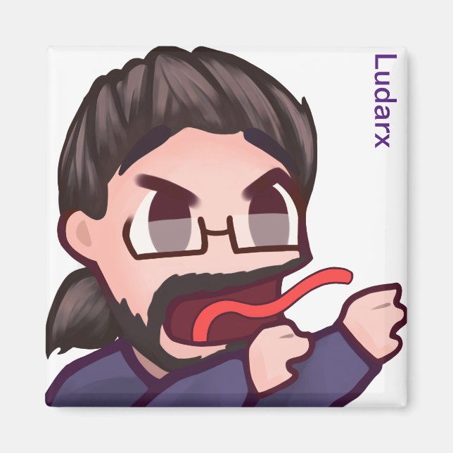 Aimant Ludarx | REE | Réfrigérateur magnétique V2 (Devant)