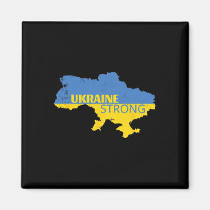 Aimant L'Ukraine est forte - Je suis solidaire de la paix