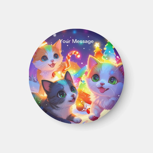 Aimant Lumière de Noël enchantée (Devant)