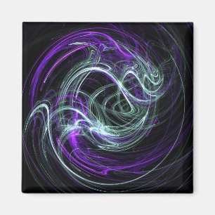 Aimant Lumière en dedans - remous de violette et d'indig