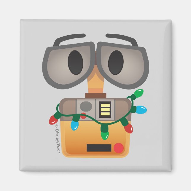 Aimant Lumières de Noël WALL-E (Devant)