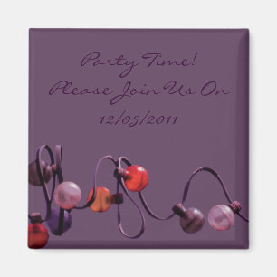 Aimant lumineux violet