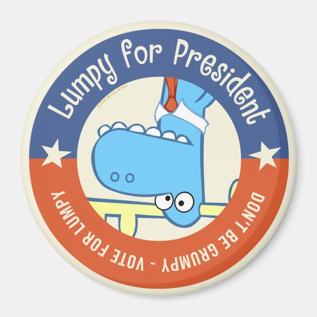 Aimant Lumpy pour le président (Devant)