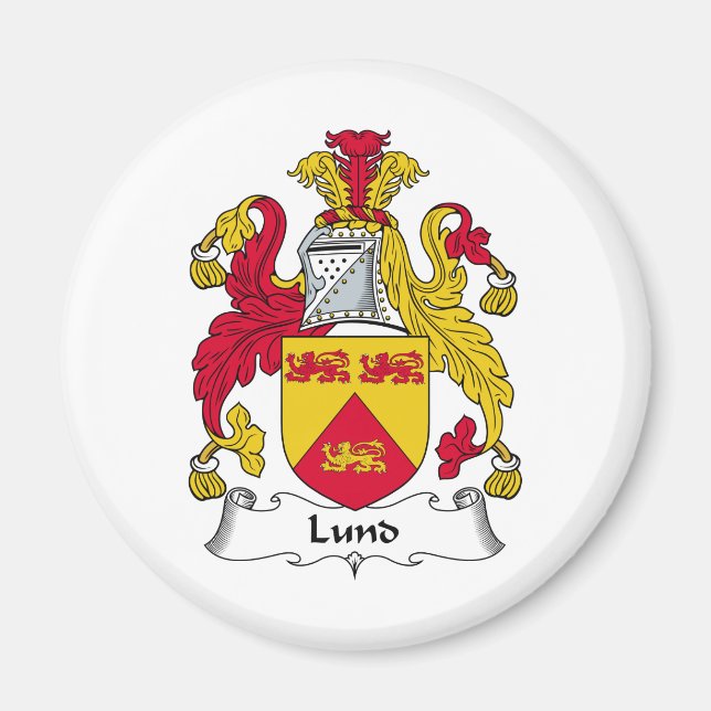 Aimant Lund Family Crest (Devant)