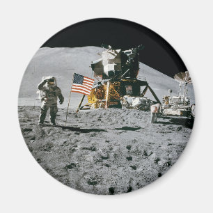 Aimant lune atterrissage apollo 15 lunar module nasa 1971