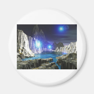 Aimant Lune bleue 3D
