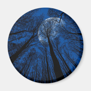 Aimant Lune dans le ciel nocturne