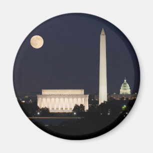 Aimant Lune sur Washington DC