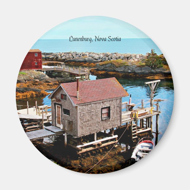 Aimant Lunenburg (Nouvelle-Écosse) (Devant)