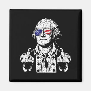 Aimant Lunettes de soleil drôles et patriotiques du père