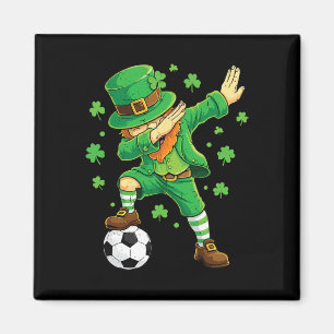 Aimant Lutin qui fait le dab Funny Irish Boy St Patricks