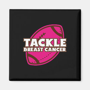 Aimant Lutter contre le cancer du sein American Football 