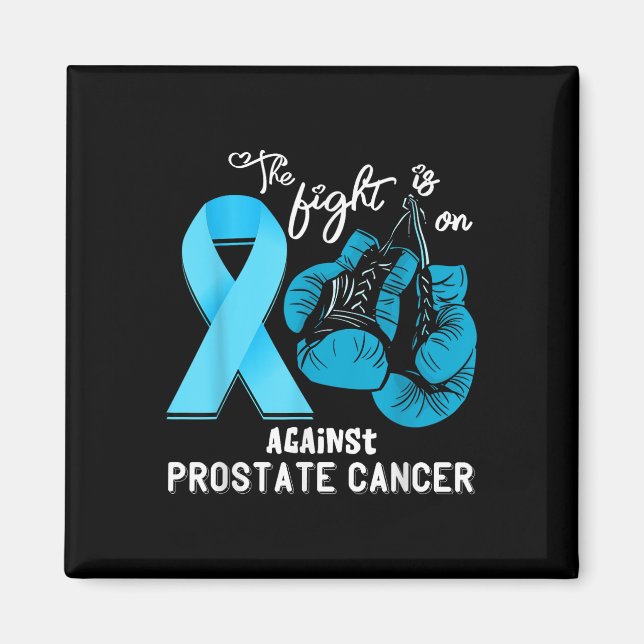 Aimant Lutter Soutien Cancer de la prostate Guerrier Pros (Devant)