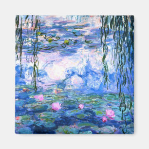 Aimant Lys d'eau rose Monet