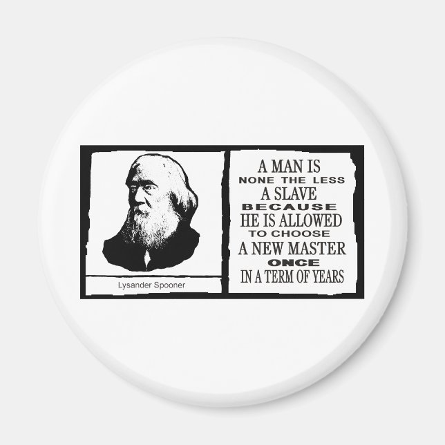Aimant Lysander Spooner (Devant)