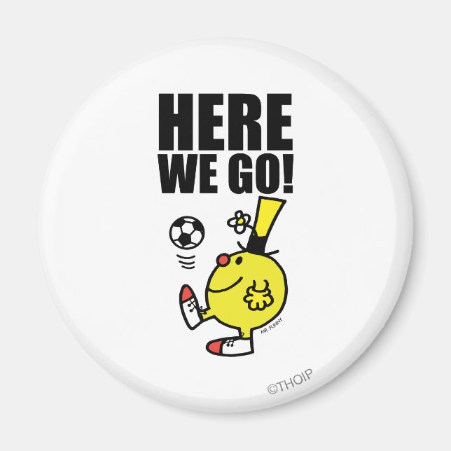 Aimant M. Funny Jongle Dans Un Bal De Football (Devant)