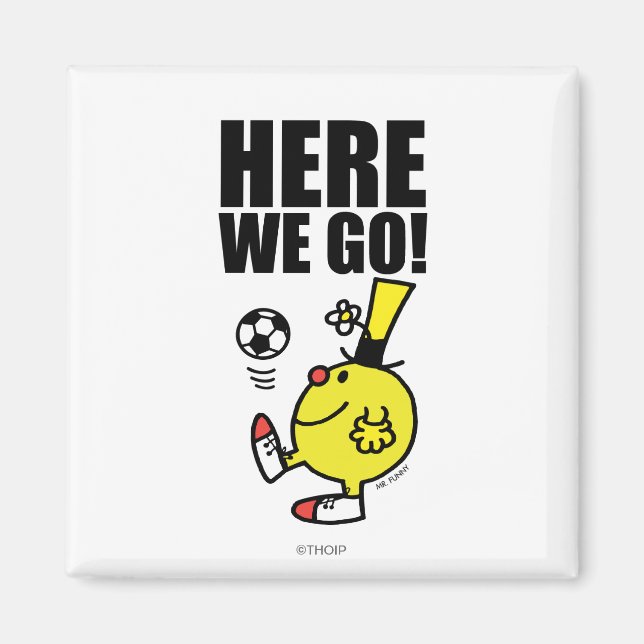 Aimant M. Funny Jongle Dans Un Bal De Football (Devant)