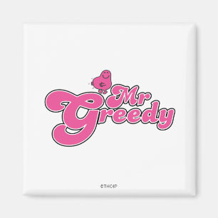 Aimant M. Greedy   Lettres roses