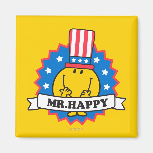 Aimant M. Happy Election Seal (Devant)