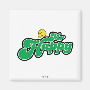 Aimant M. Happy Glissant Vers Le Bas Vert