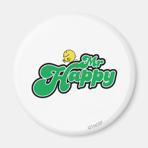 Aimant M. Happy Glissant Vers Le Bas Vert