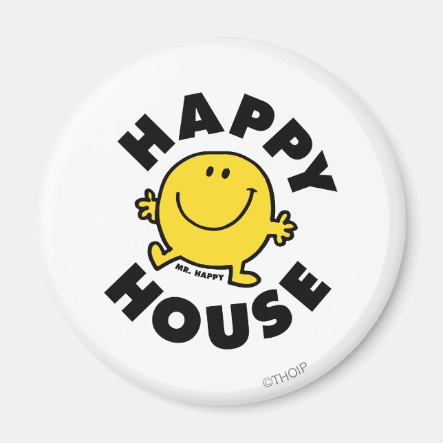 Aimant M. Happy | Happy House (Devant)
