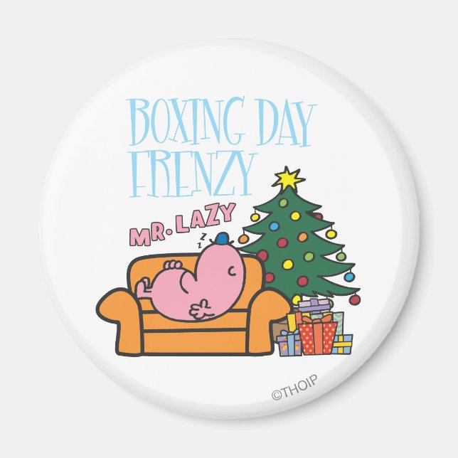 Aimant M. Lazy Se Repose Sur Un Canapé (Devant)