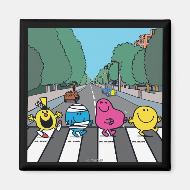 Aimant M. Men Abbey Road Walkers (Devant)