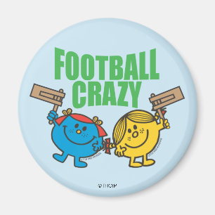 Aimant M. Men Little Miss Football Crazy