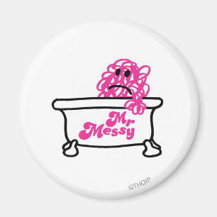 Aimant M. Messy   Logo de la baignoire