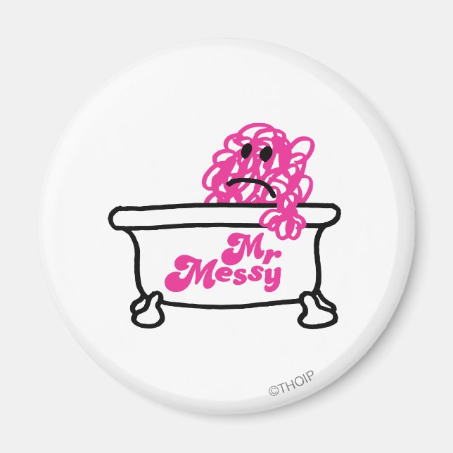 Aimant M. Messy | Logo de la baignoire (Devant)