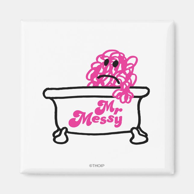 Aimant M. Messy | Logo de la baignoire (Devant)