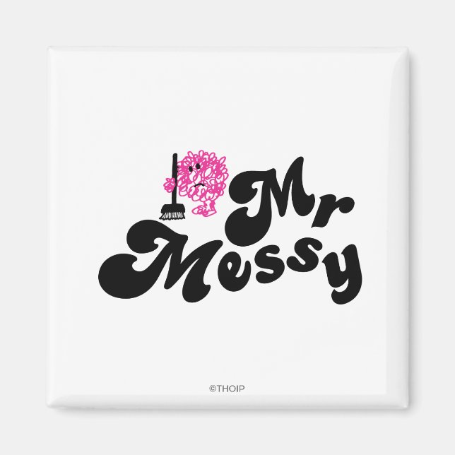 Aimant M. Messy | Nettoyage Avec Salle De Bain (Devant)