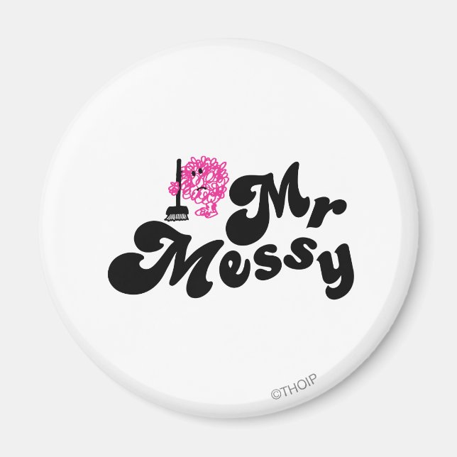 Aimant M. Messy | Nettoyage Avec Salle De Bain (Devant)