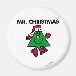 Aimant M. Noël   Casquette et gants festifs