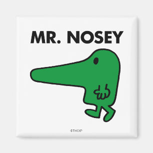 Aimant M. Nosey Mener Par Un Nez