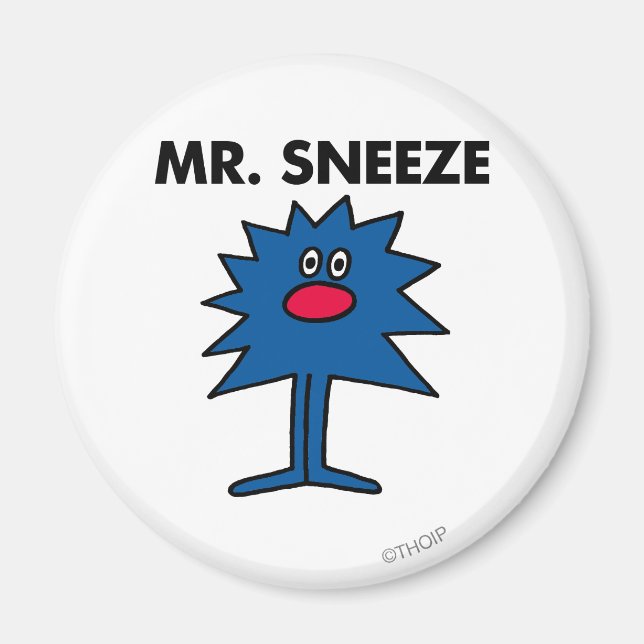 Aimant M. Sneeze | Corps à bords dentelés (Devant)